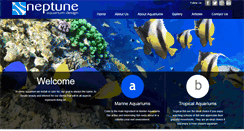 Desktop Screenshot of neptuneaquariums.com